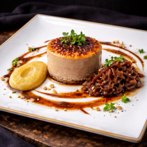 Mousse de foie de pato caramelizado