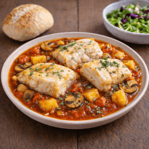 Merluza a la Cazuela