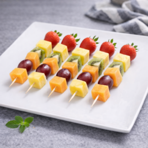 Brochetas de fruta