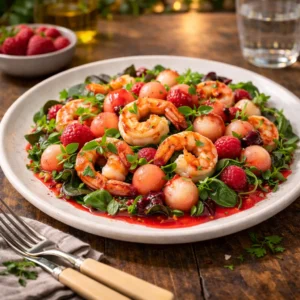 Ensalada de langostinos grupos