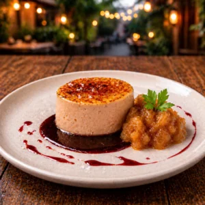 Mousse de foie caramelizado